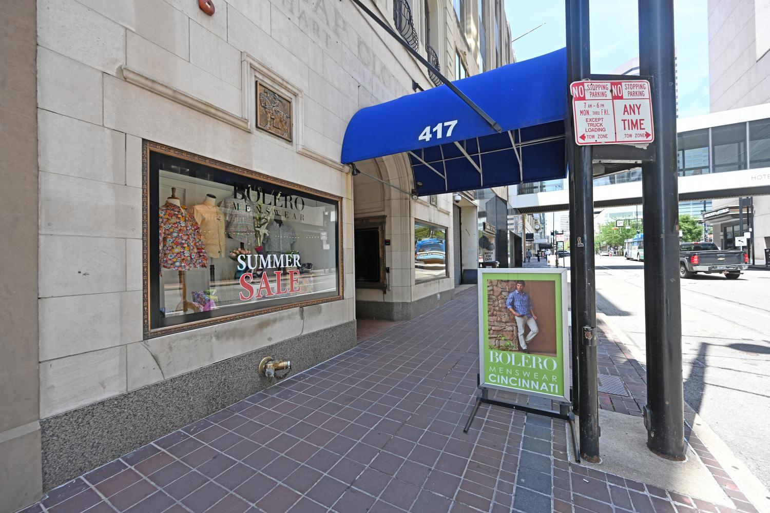 Exterior view of Lofts at Fountain Square condominiums in Downtown, Cincinnati