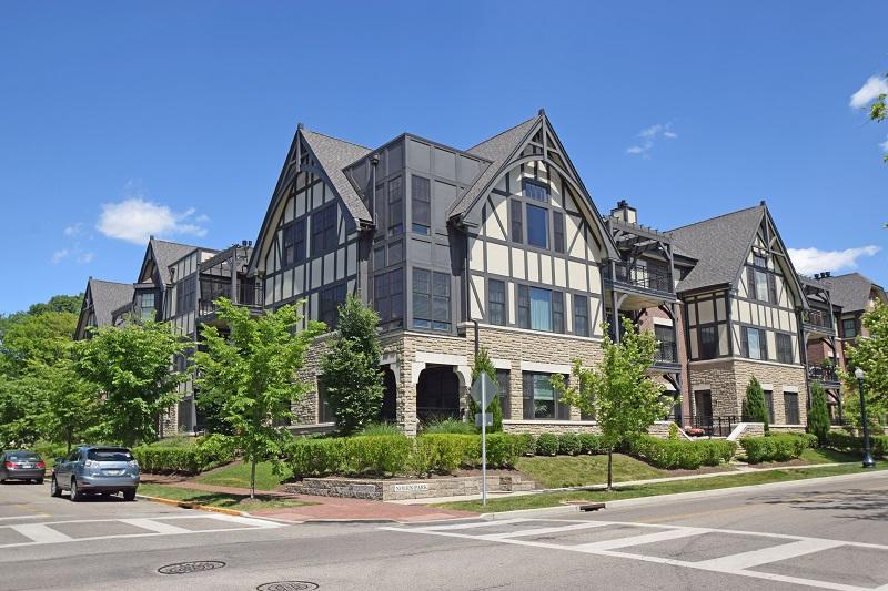 Exterior view of Nolan Park condominiums in Mariemont, Cincinnati